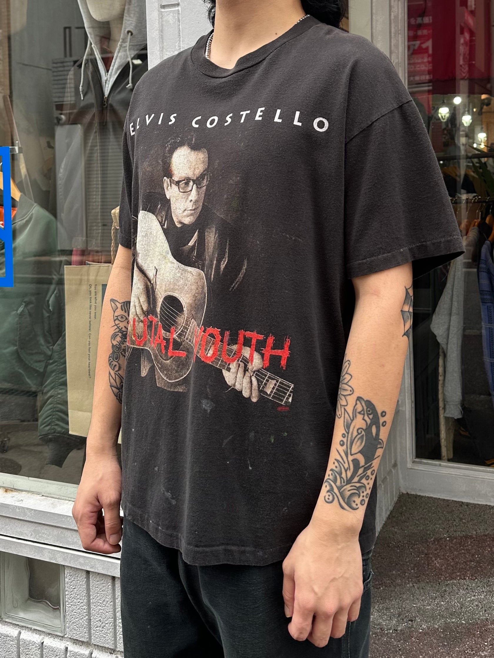 90's ELVIS COSTELLO「Brutal Youth」バンドTシャツ
