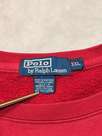 90's POLO BY RALPH LAUREN「北マリアナ諸島製」ワンポイントスウェット