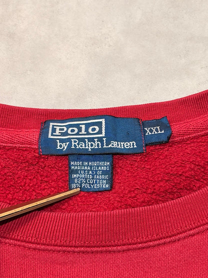 90's POLO BY RALPH LAUREN「北マリアナ諸島製」ワンポイントスウェット