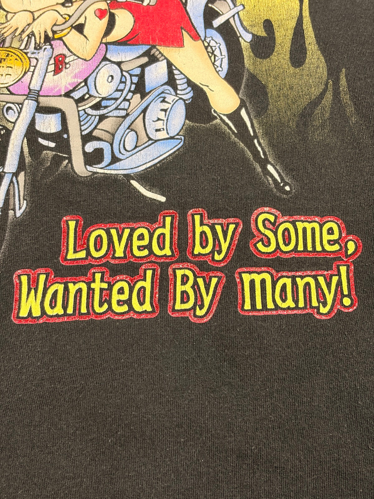 00's BETTY BOOP「Biker Babe」キャラクターTシャツ