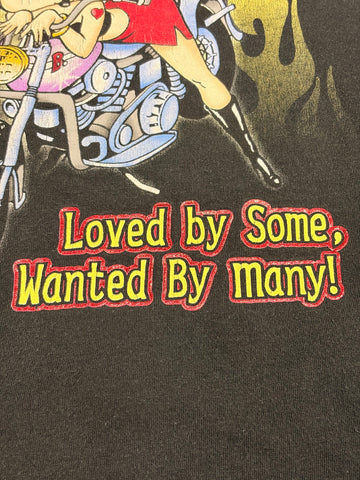 00's BETTY BOOP「Biker Babe」キャラクターTシャツ