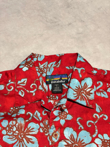 00's PATAGONIA「Pataloha」ハイビスカス柄　アロハシャツ