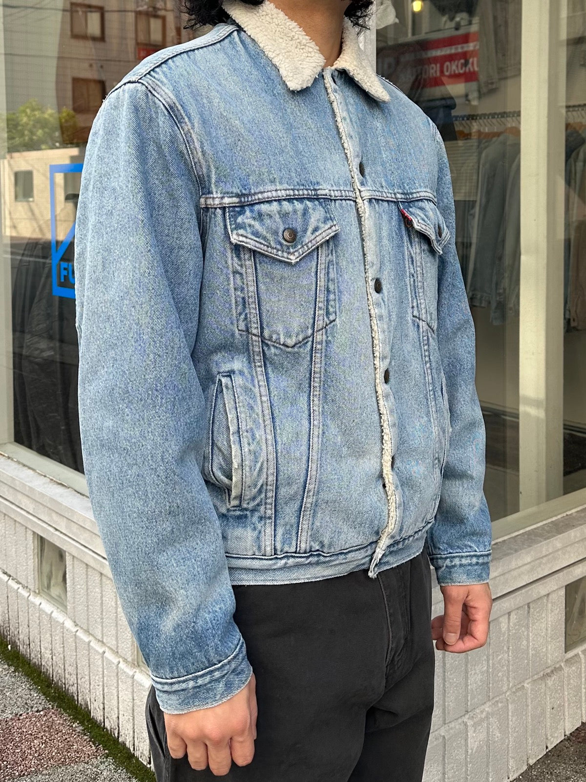 90's LEVI’S「70608-0214」デニムボアジャケット