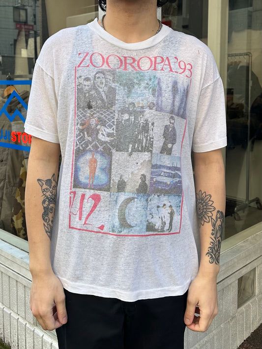 90's U2「Zoorops'93」バンドTシャツ