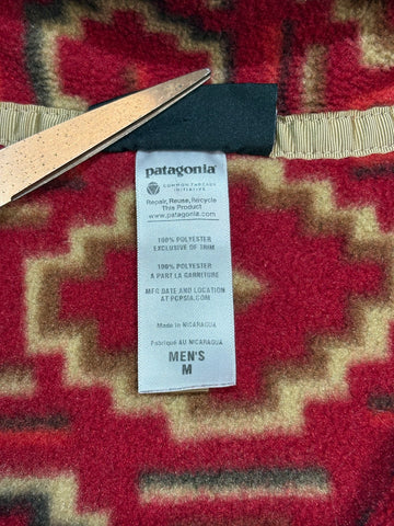 10's PATAGONIA Synchilla Snap-T「ヤナバ柄」フリースプルオーバー