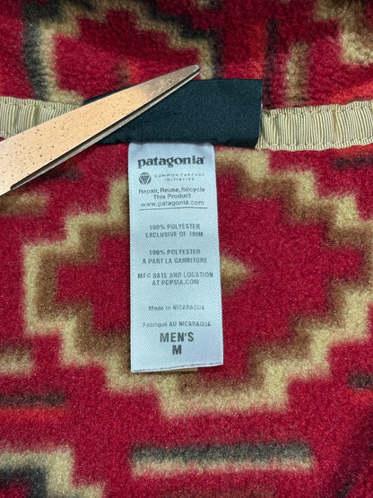 10's PATAGONIA Synchilla Snap-T「ヤナバ柄」フリースプルオーバー