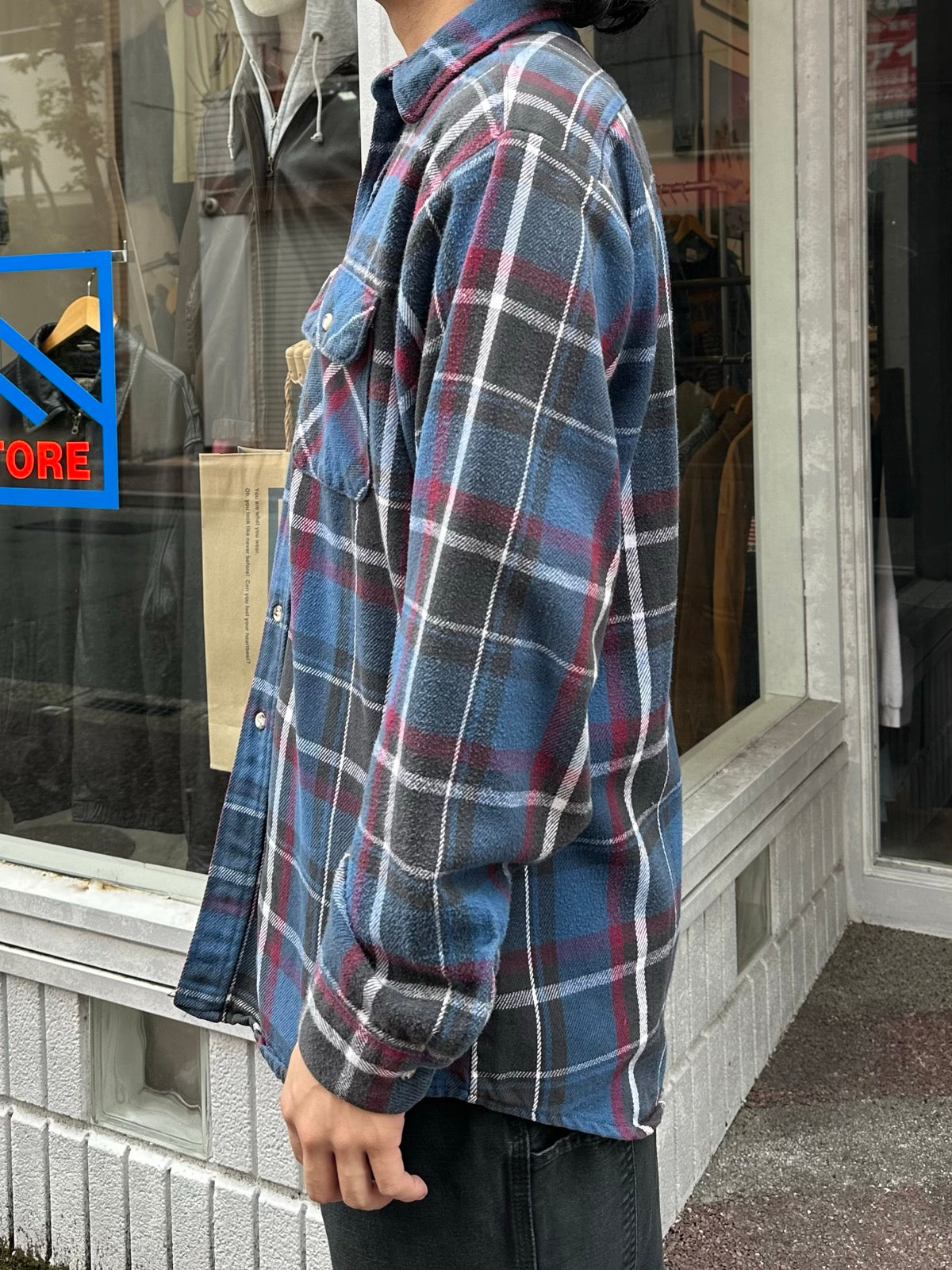 80's FIVE BROTHER USA製 フランネルシャツ