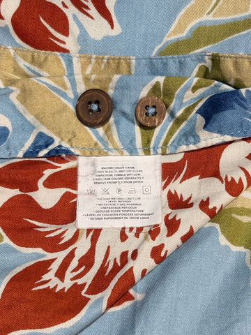 00's PATAGONIA「Pataloha」レッド・ジンジャー柄　アロハシャツ