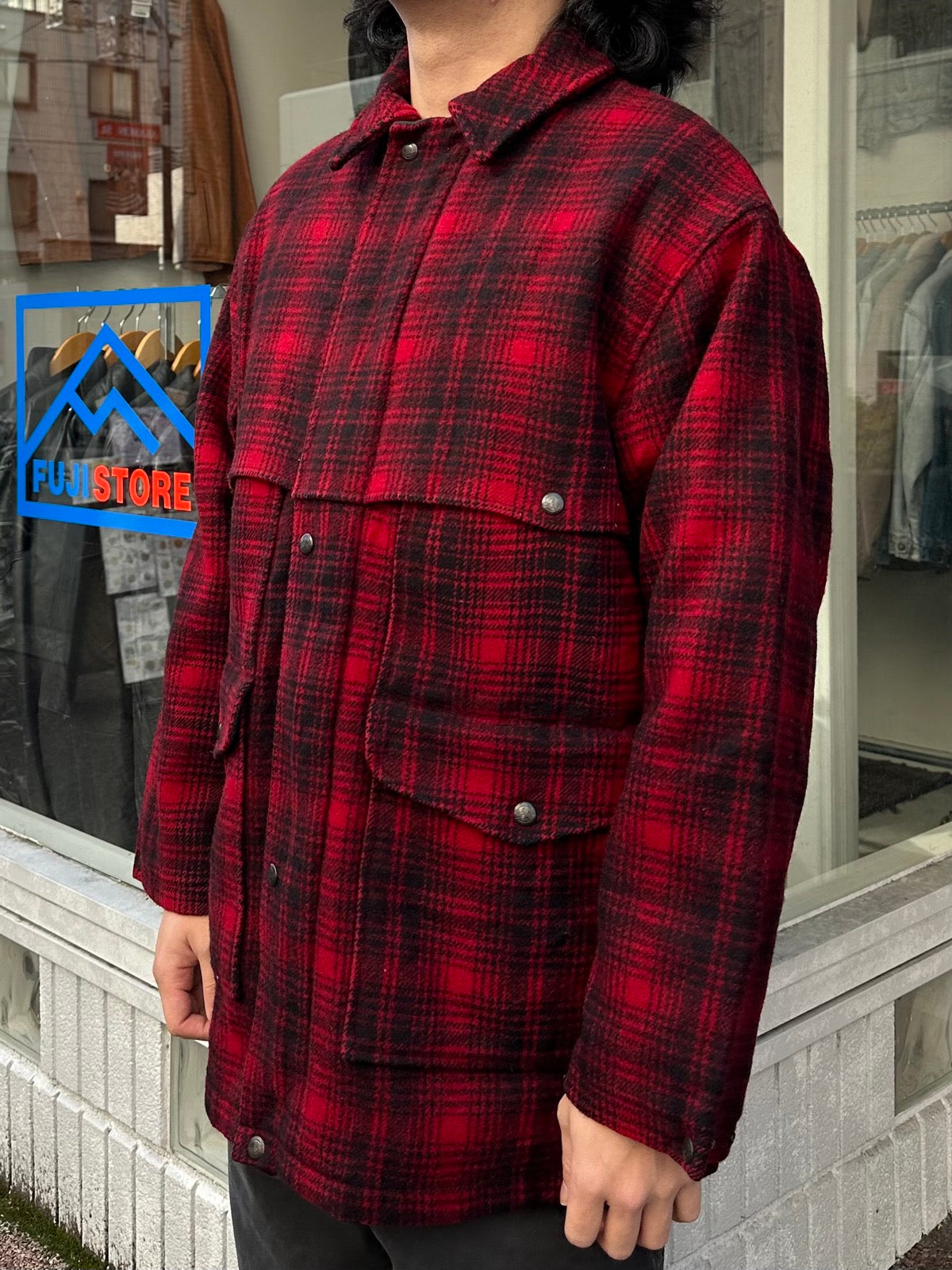 90's WOOL RICH「Buffalo Check」ウールハンティングジャケット