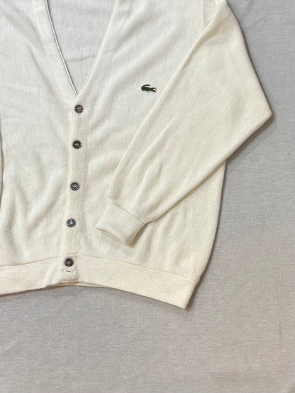 80s IZOD LACOSTE「USA製」アクリルカーディガン