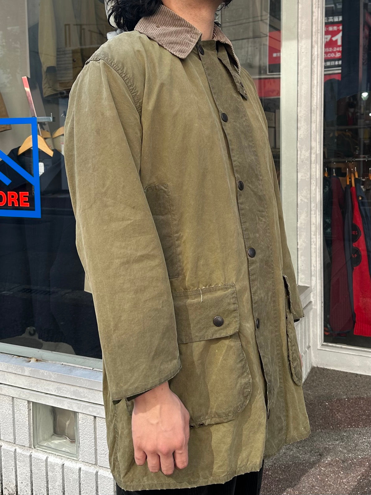 90's BARBOUR 「BORDER」オイルドジャケット