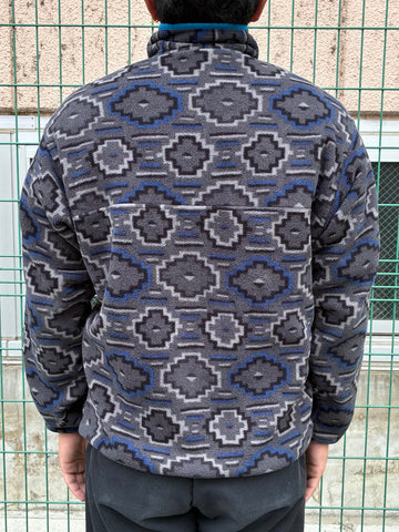 10's PATAGONIA Synchilla Snap-T「ヤナバ柄」フリースプルオーバー