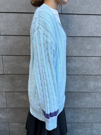 90's「LACOSTE」チルデンニット