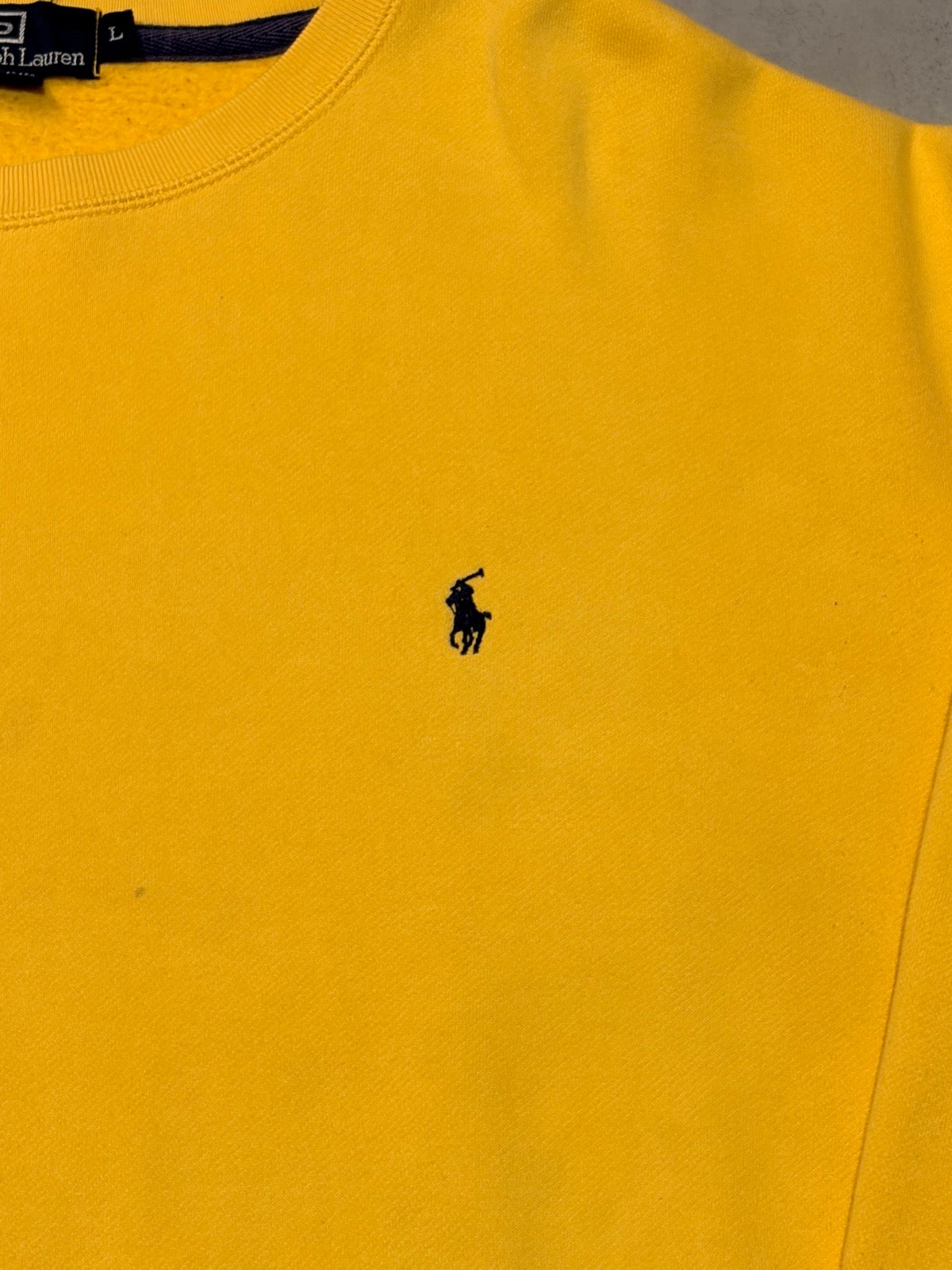 90's POLO BY RALPH LAUREN 「北マリアナ諸島製」ワンポイントスウェット