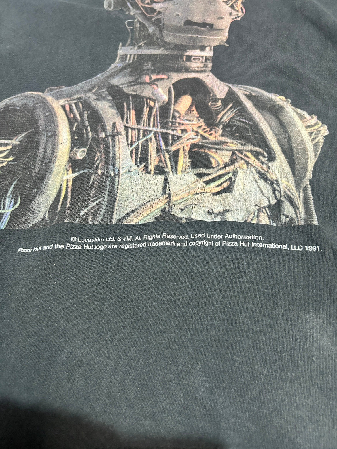 90's「STAR WARS × Pizza Hut」USA製 ムービー Tシャツ