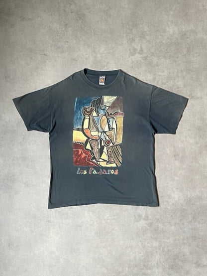 00's 「Los Pájaros」アートTシャツ