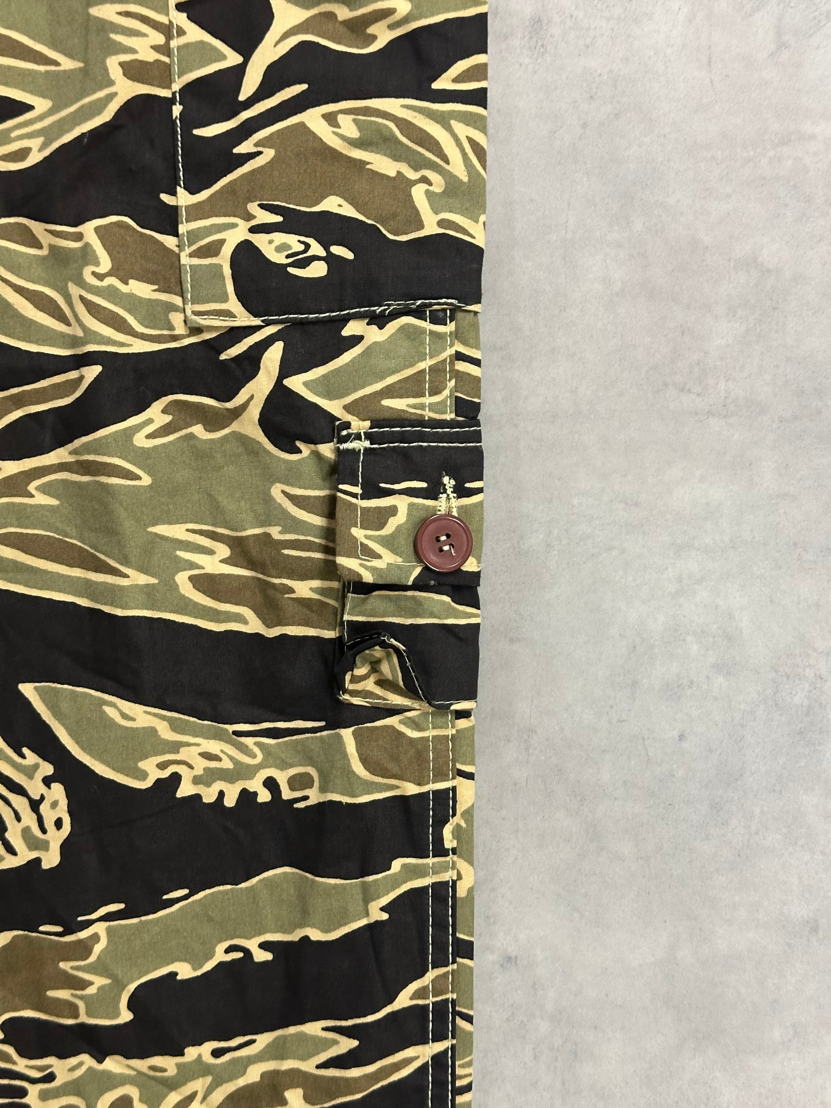 00's GOLD TIGER STRIPE TROUSER「Reissue」カーゴパンツ