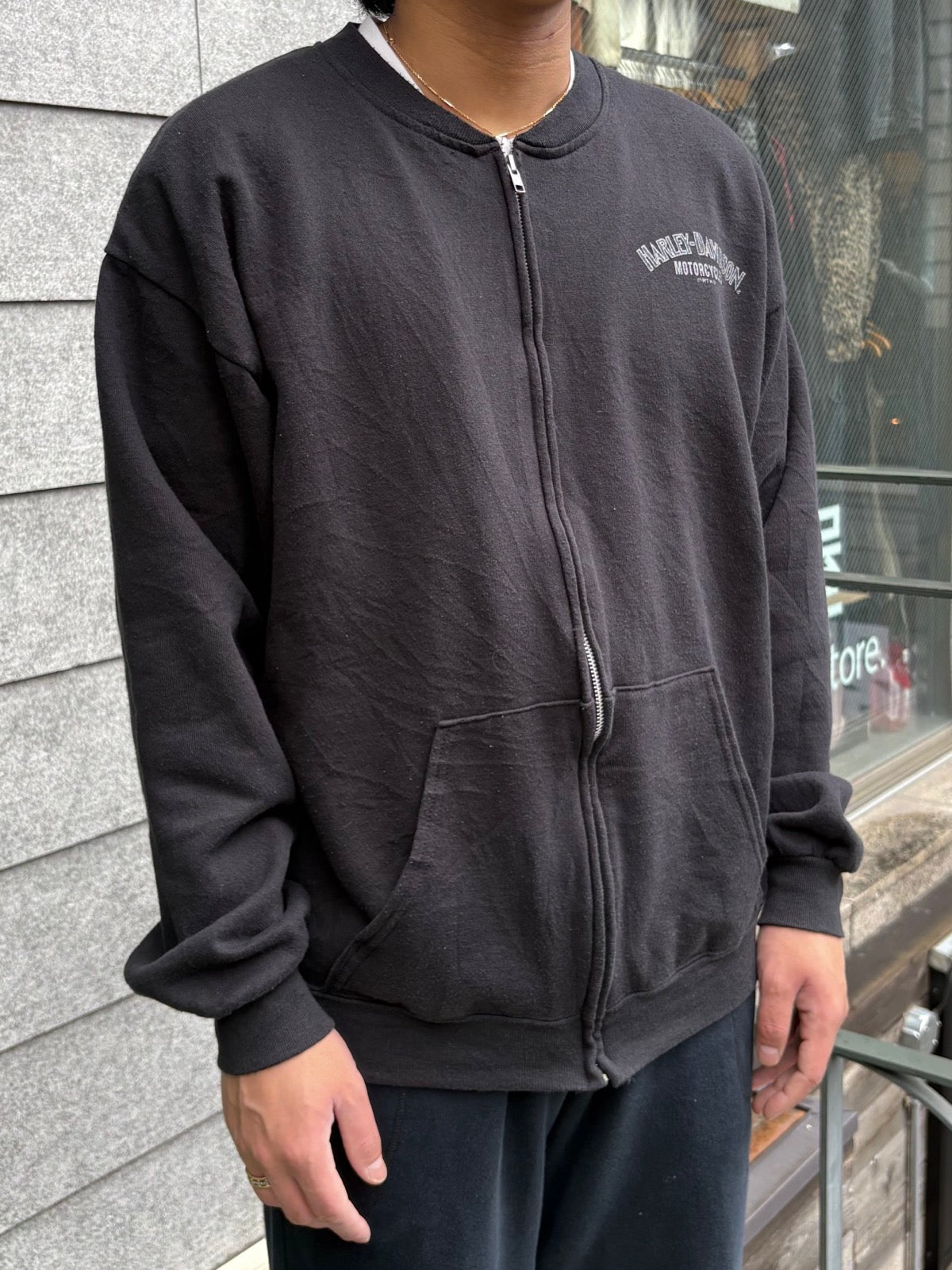 90's「Harley-Davidson」ジップアップスウェット