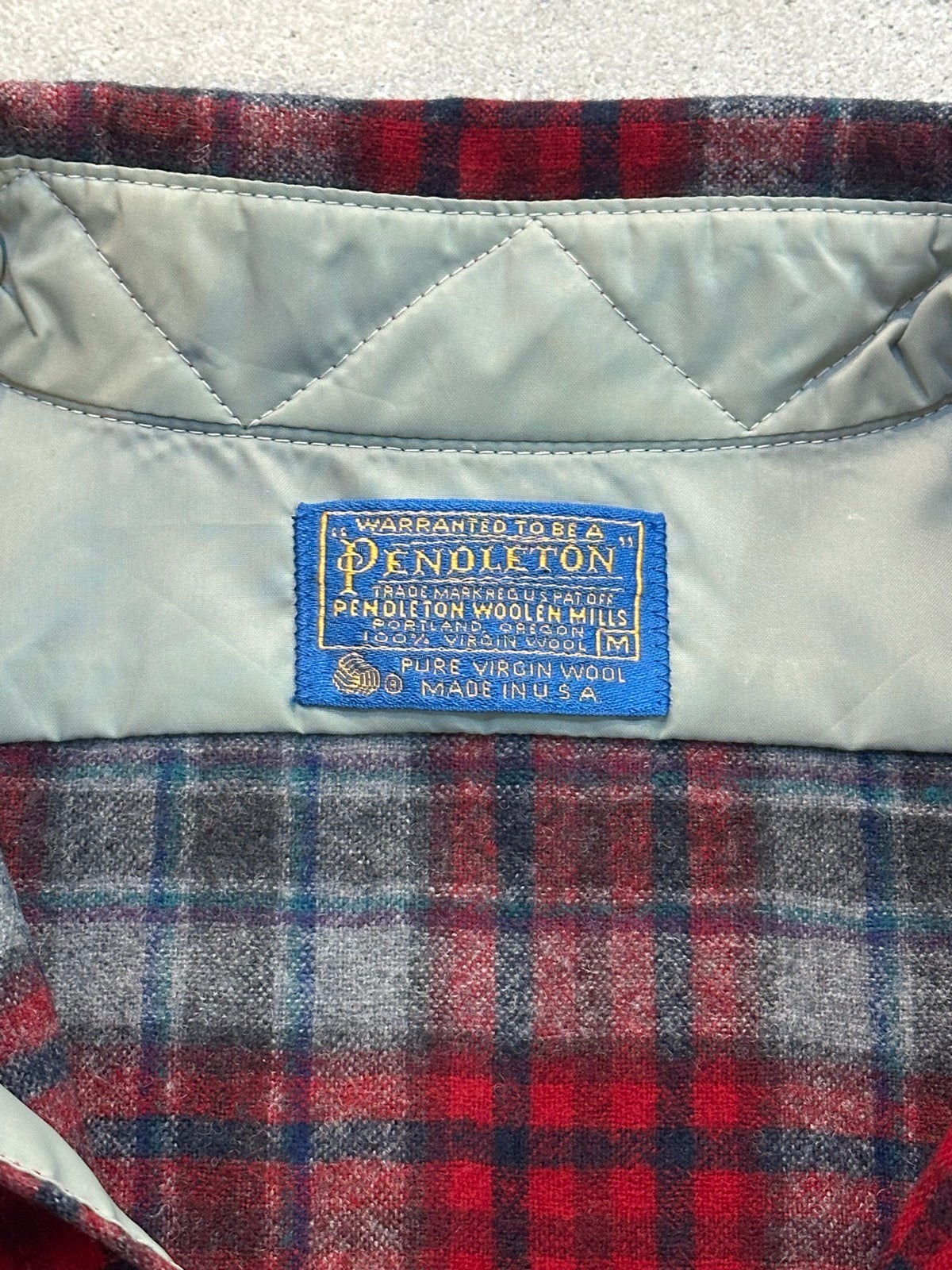 70's PENDLETON USA製 ネルシャツ