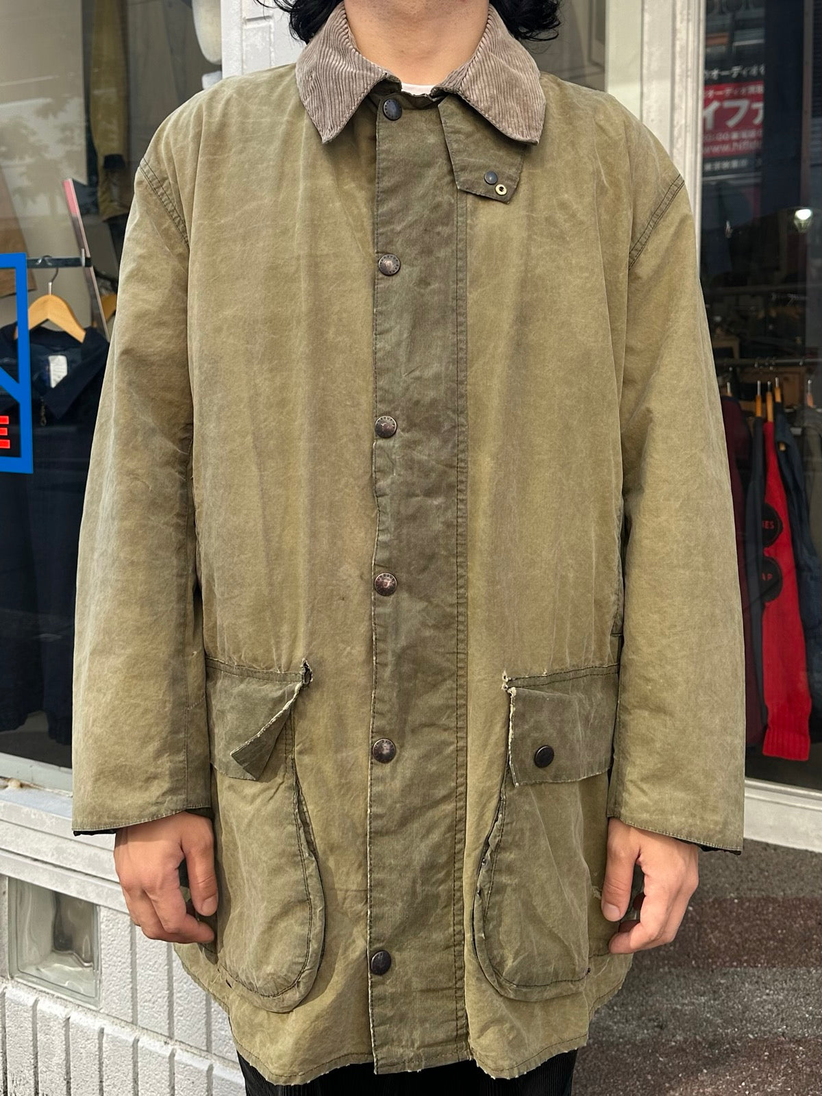 90's BARBOUR「BORDER」オイルドジャケット