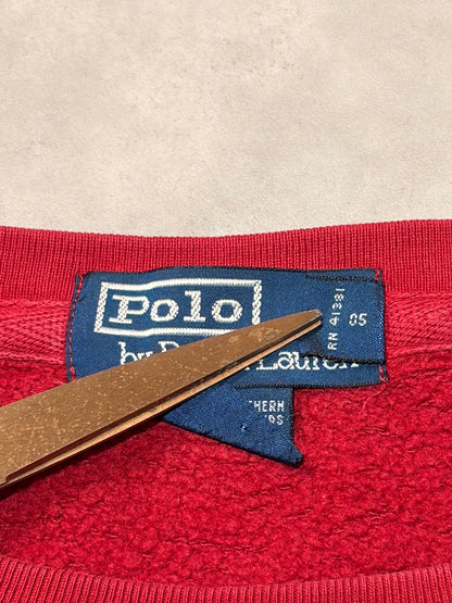 90's POLO BY RALPH LAUREN「北マリアナ諸島製」ワンポイントスウェット