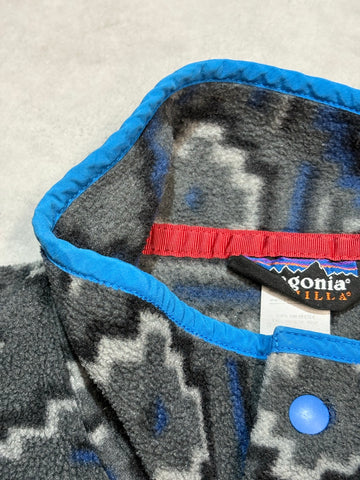 10's PATAGONIA Synchilla Snap-T「ヤナバ柄」フリースプルオーバー