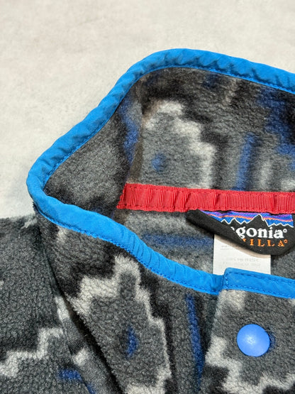 10's PATAGONIA Synchilla Snap-T「ヤナバ柄」フリースプルオーバー