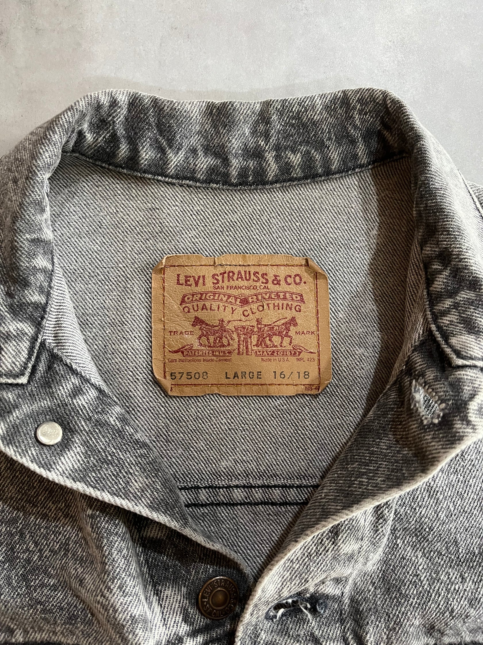 90's LEVI'S「57508」USA製 デニムジャケット