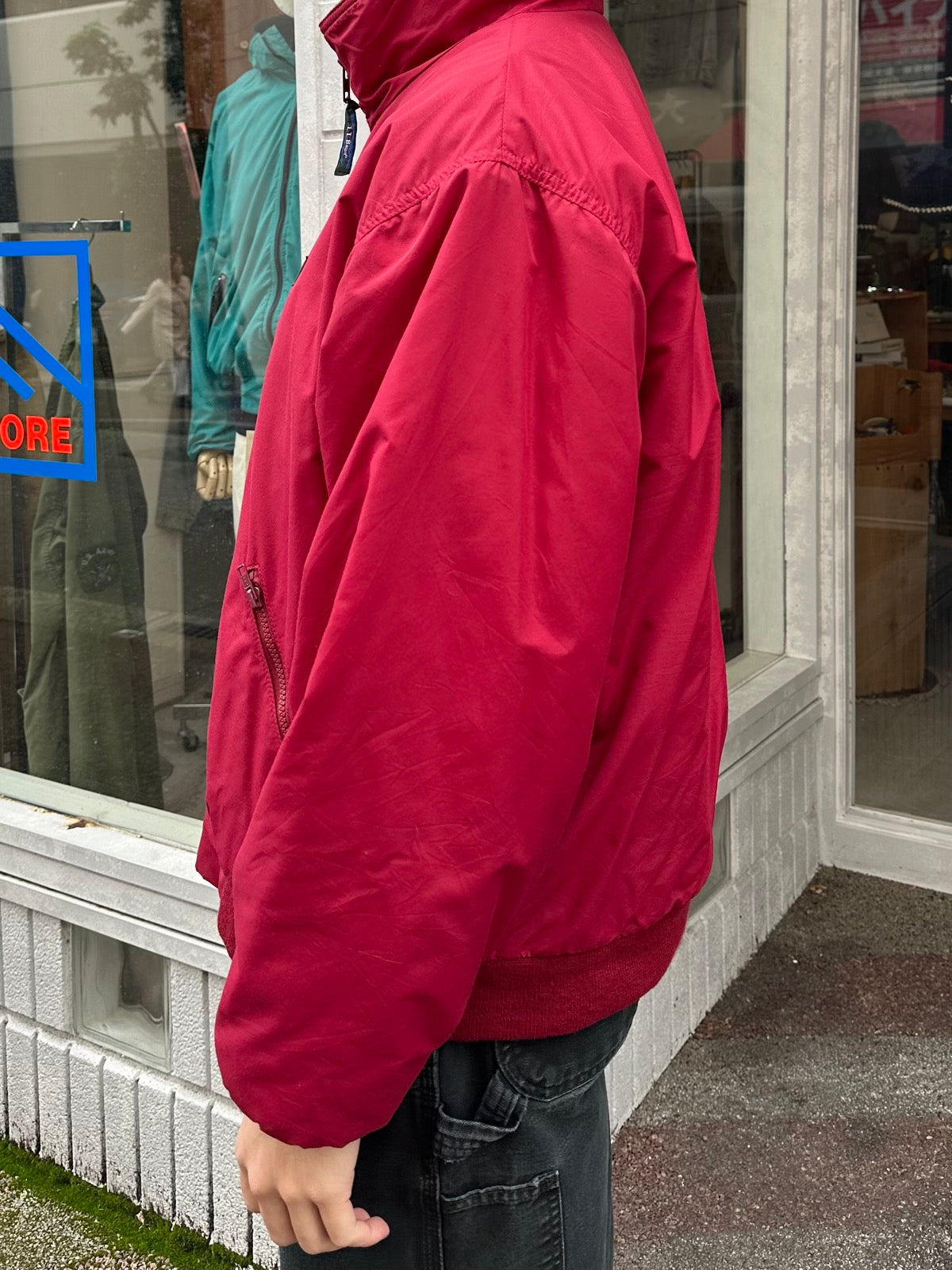 90's L.L.Bean「Warm-up-Jacket」ナイロンジャケット