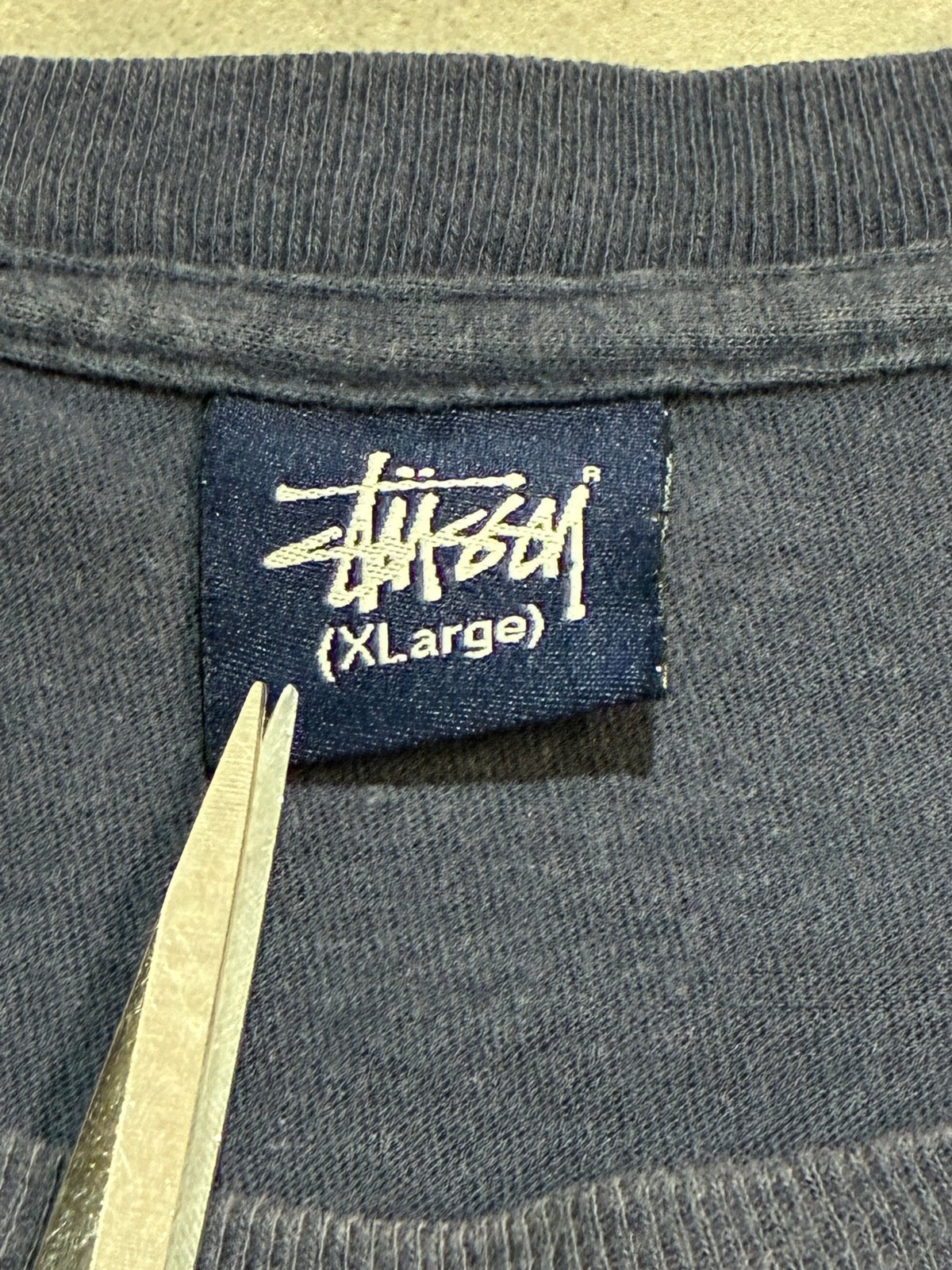 90's STUSSY「紺タグ」スケートTシャツ