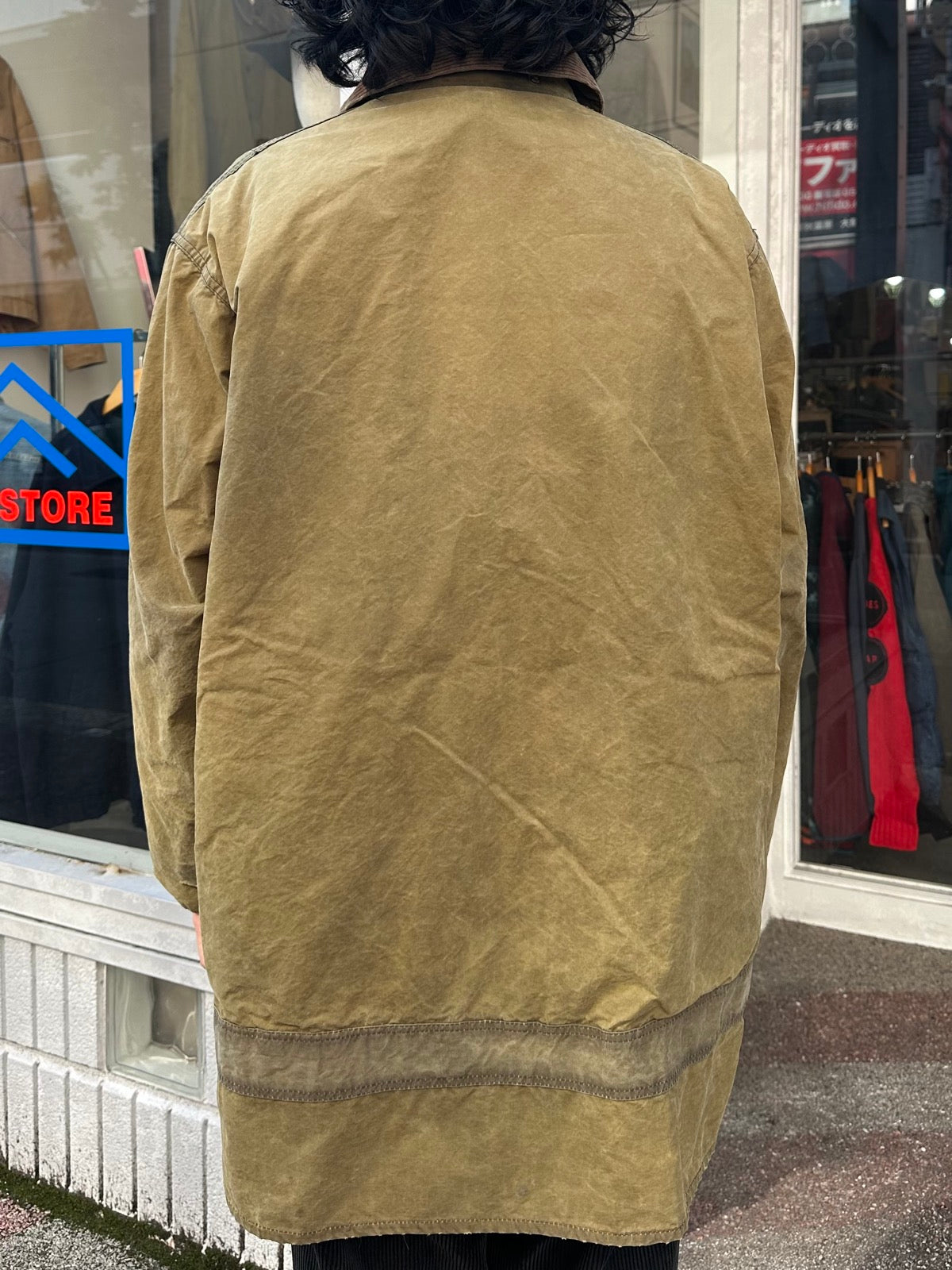 90's BARBOUR「BORDER」オイルドジャケット　