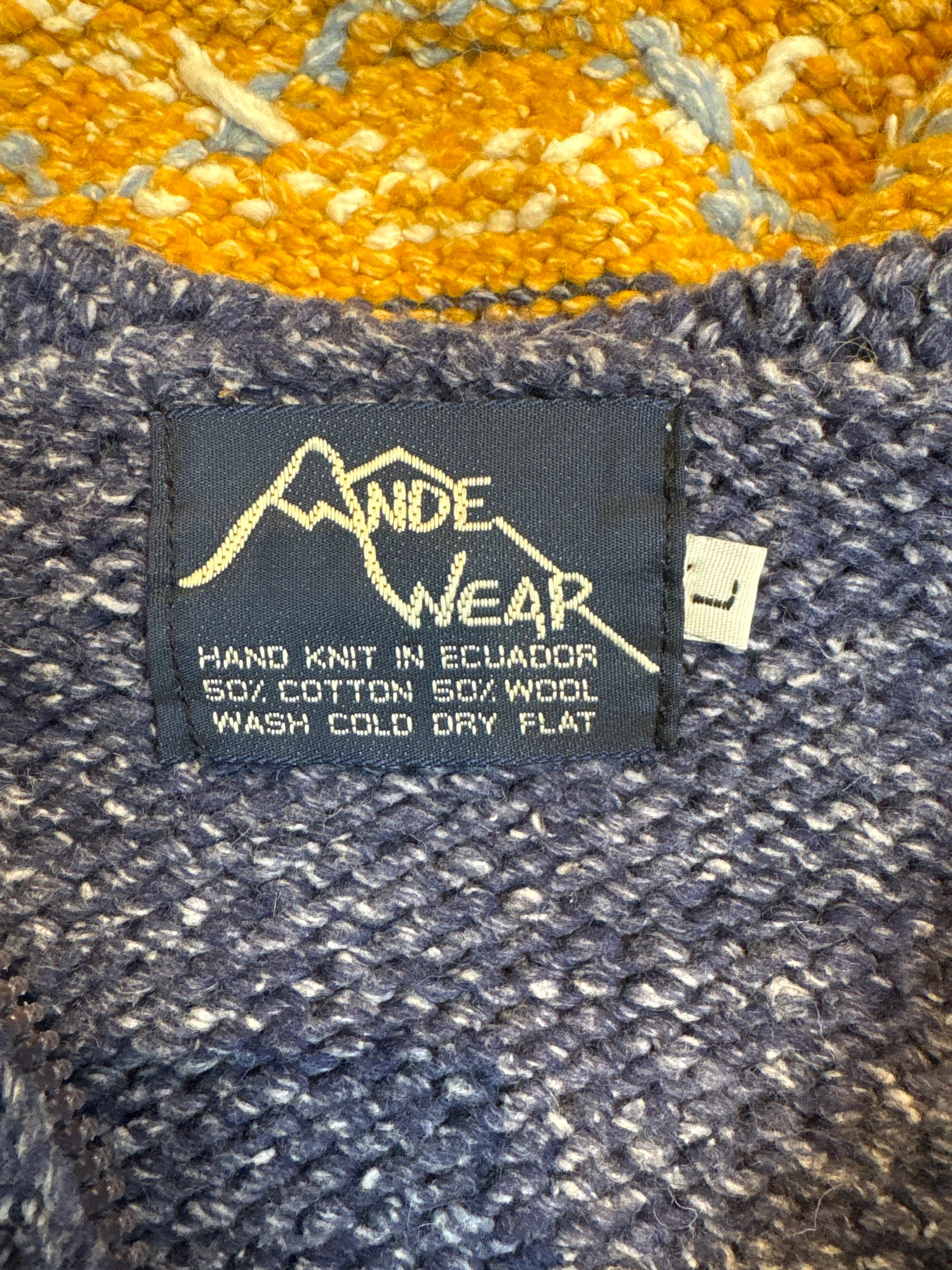 80's「ANDE WEAR」エクアドルジップパーカー