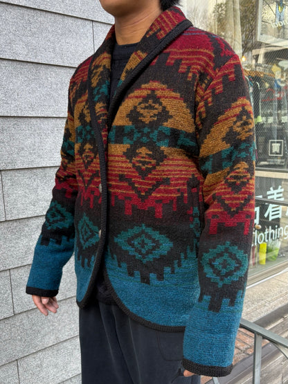 80's WoolRich「ネイティブ柄」USA製 ウールジャケット