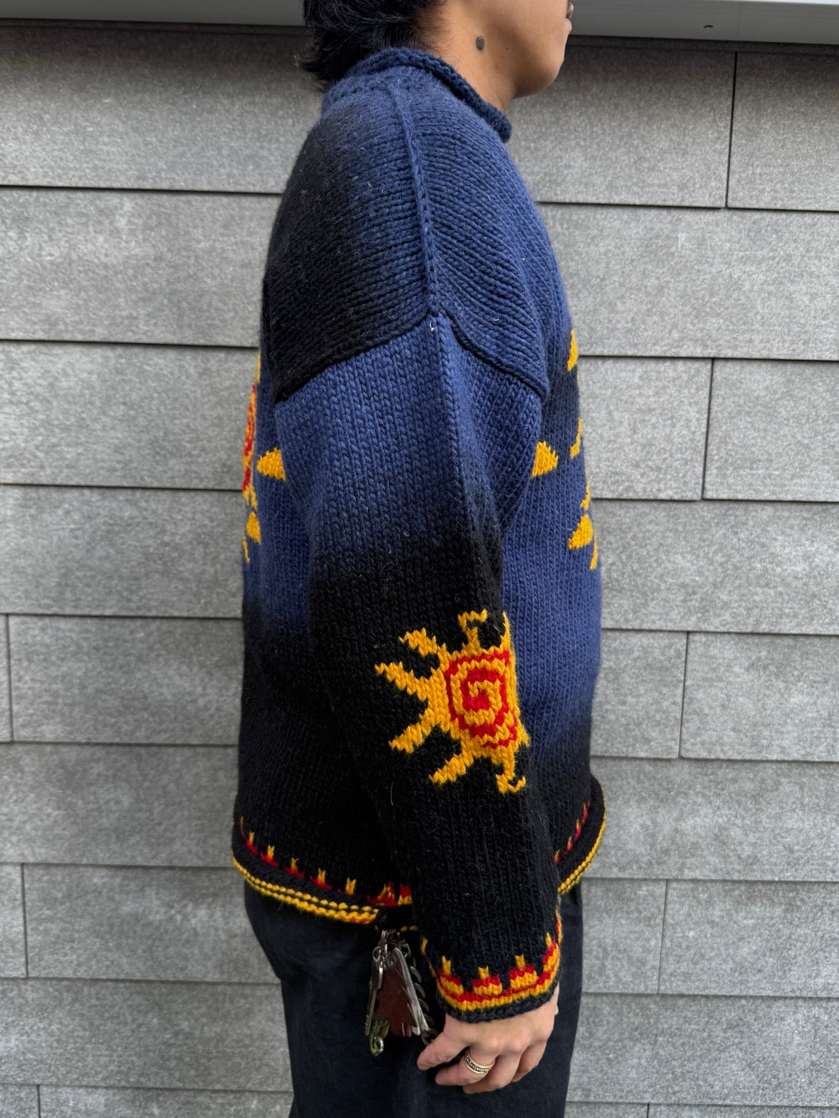 80's「Ecuador」SUN エクアドルニット