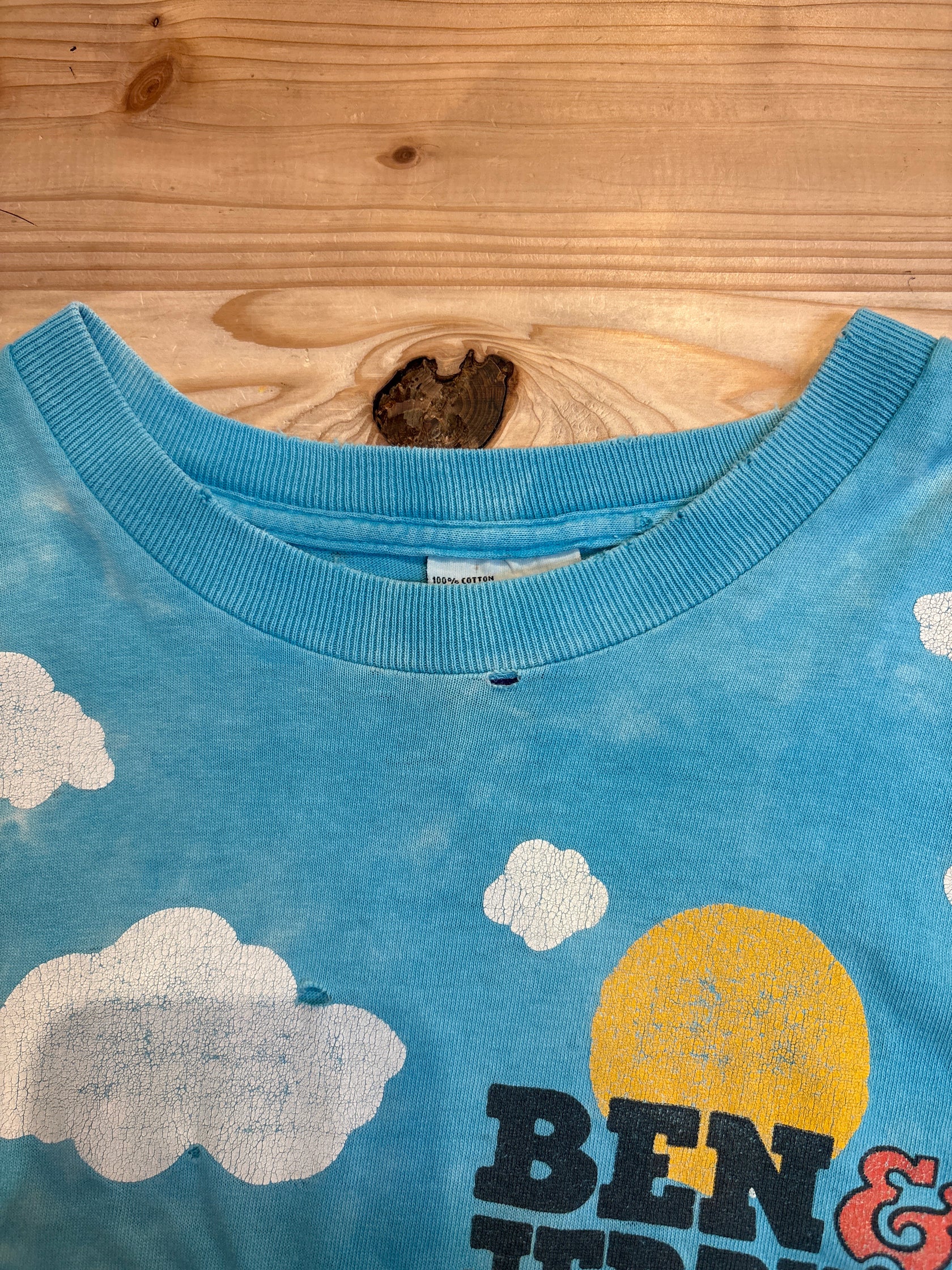 00's「Ben & Jerry’s」USA製 総柄Tシャツ