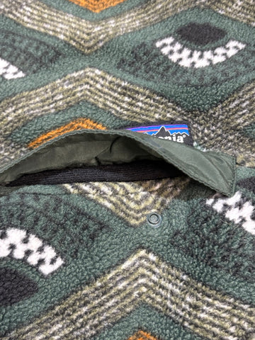 10's PATAGONIA Synchilla Snap-T「スロウフット柄」フリースプルオーバー