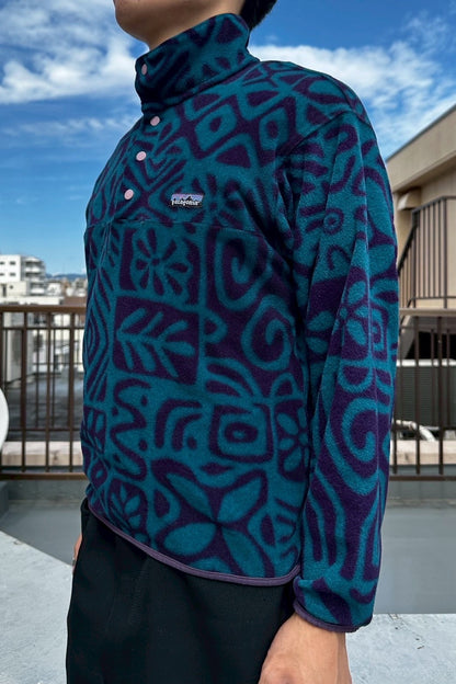 90's PATAGONIA「SYNCHILLA Snap-T 」カナダ製　フリースプルオーバー