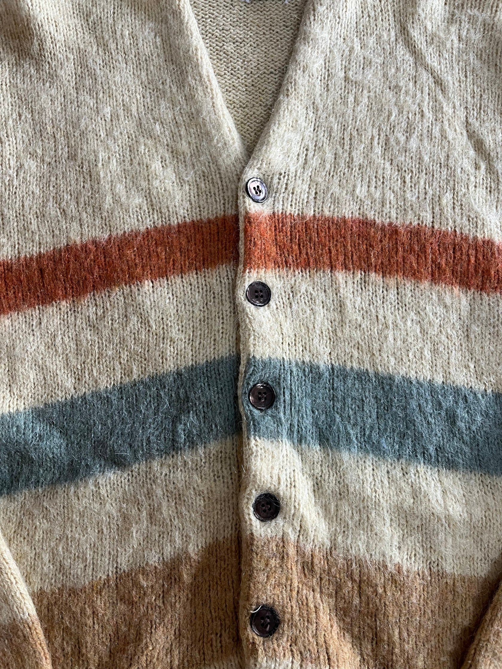 60's~70's「Andrews sportswear」 mohair cardigan モヘア混カーディガン