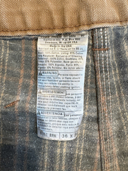 90s Carhartt「フランネルライナー付き」USA製 ペインターパンツ