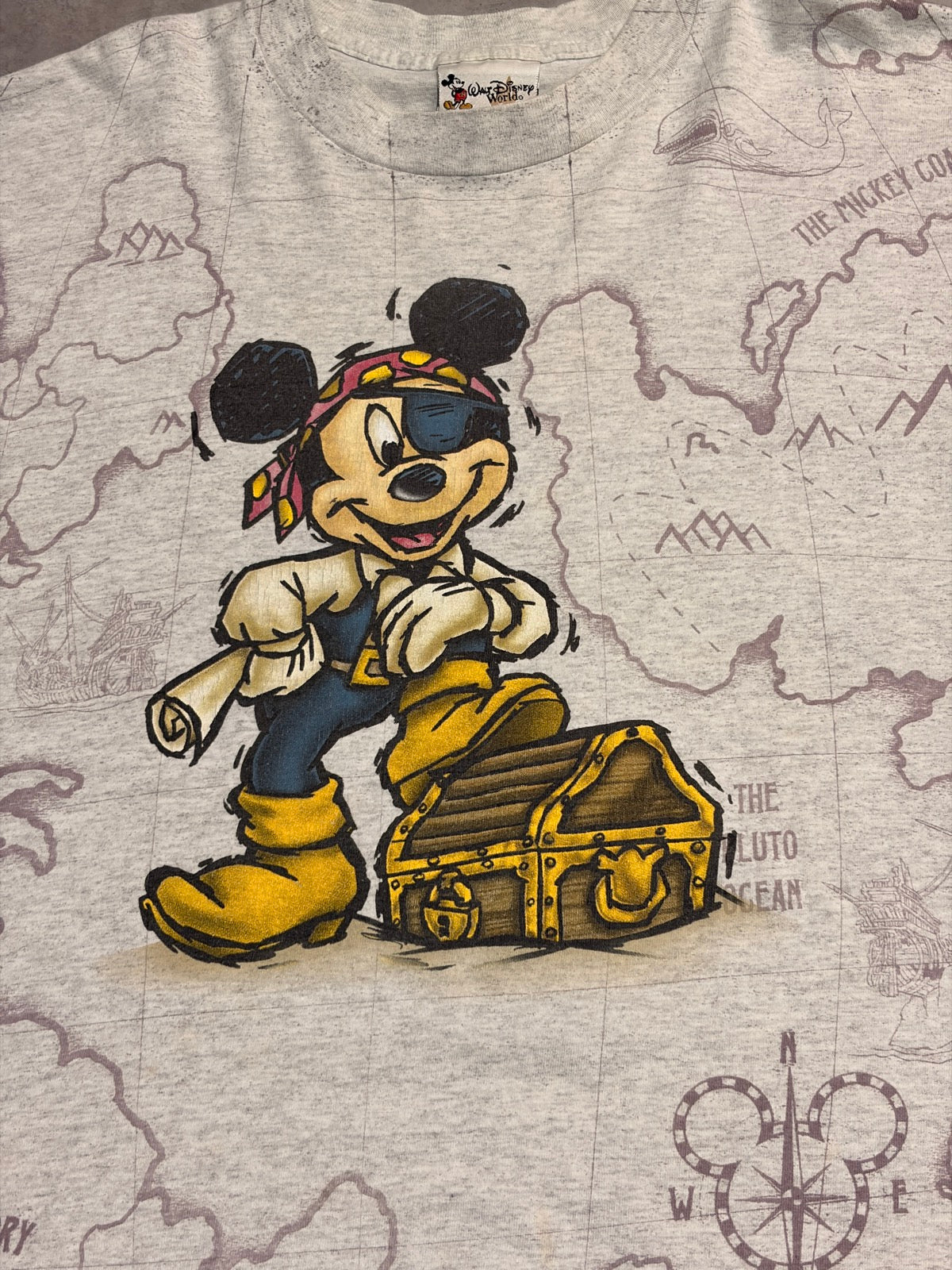 90's DISNEY「Mickey」USA製 キャラクターTシャツ