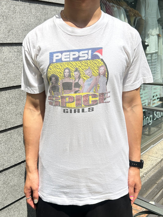 90's「Spice Girls × PEPSI」グラフィックTシャツ