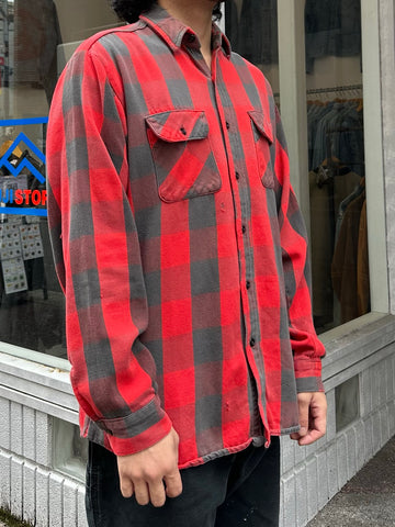 80's FIVE BROTHER USA製 バッファローチェックシャツ
