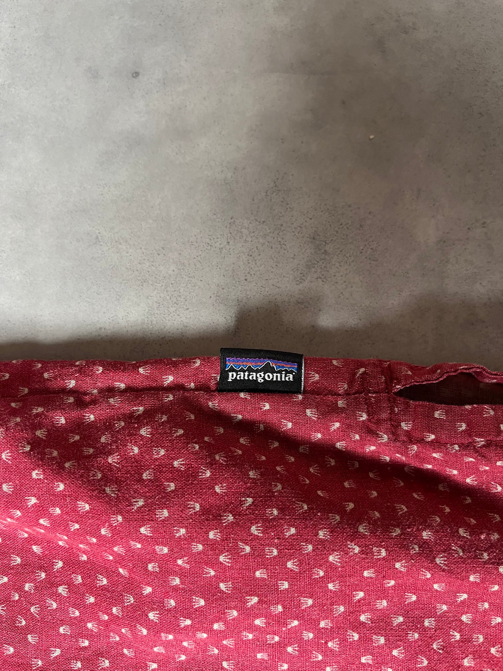 10's PATAGONIA「Back Step Shirt」総柄シャツ