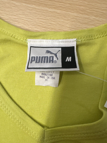 90's「PUMA」USA製 VネックTシャツ