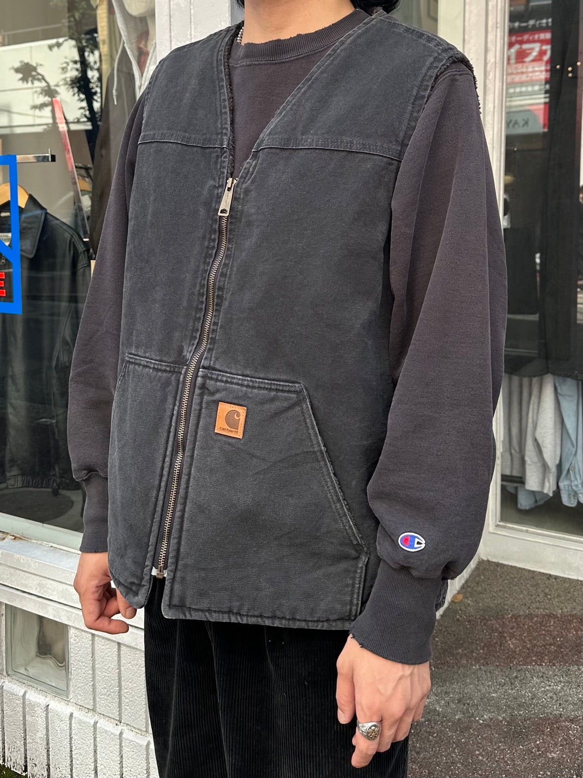 00's CARHARTT「V26-BLK」USA製 ダックベスト