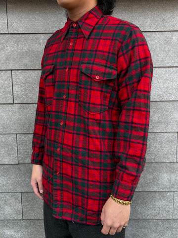 70's PENDLETON「キルティングライナー」USA製 ウールシャツ
