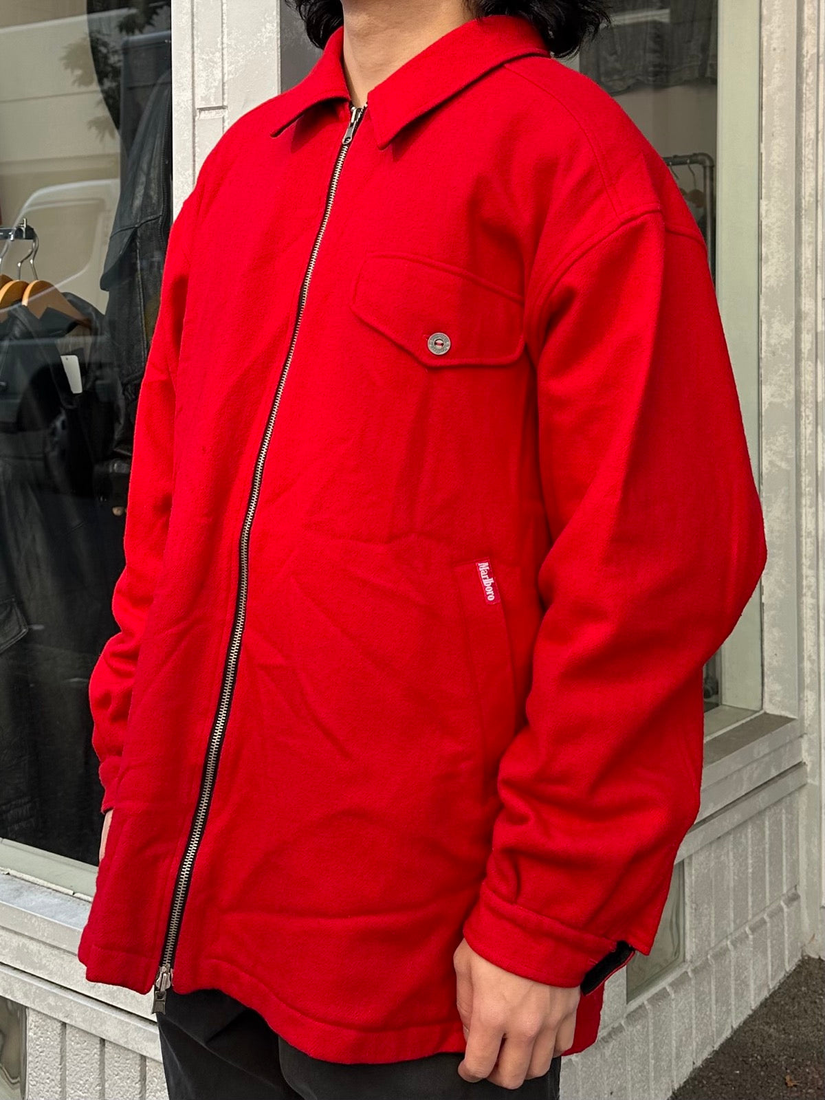 90's MARLBORO「Reversible」ウールジャケット