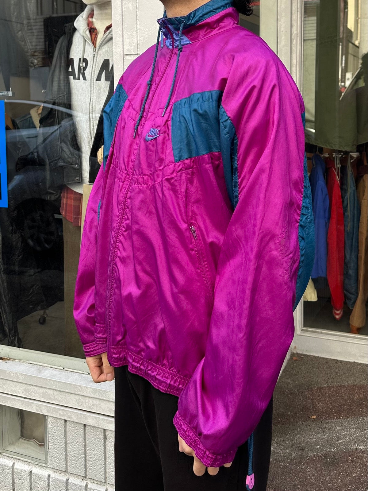 90's NIKE「silver tag」ナイロンジャケット