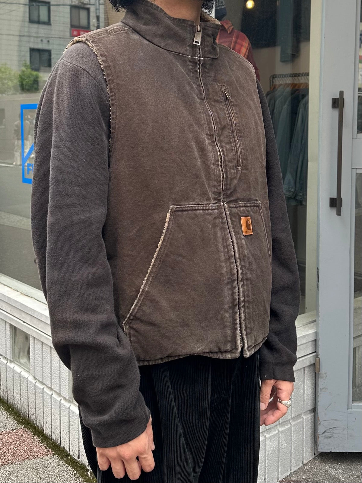 00's CARHARTT「V33-DKB」ダックベスト – FUJI STORE
