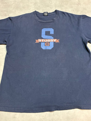 90's STUSSY「紺タグ」スケートTシャツ
